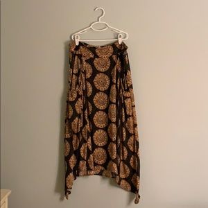 Free People multicolor skirt